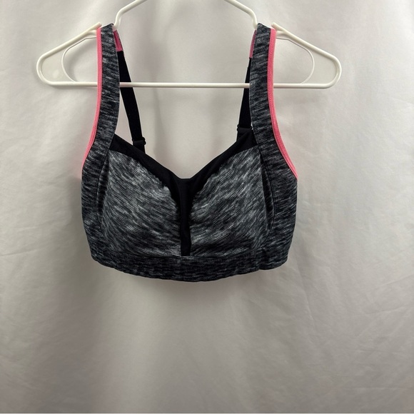 Lululemon Athletics Sports Bra 36DD Gray Padded Back Closure Wireless - Picture 3 of 10